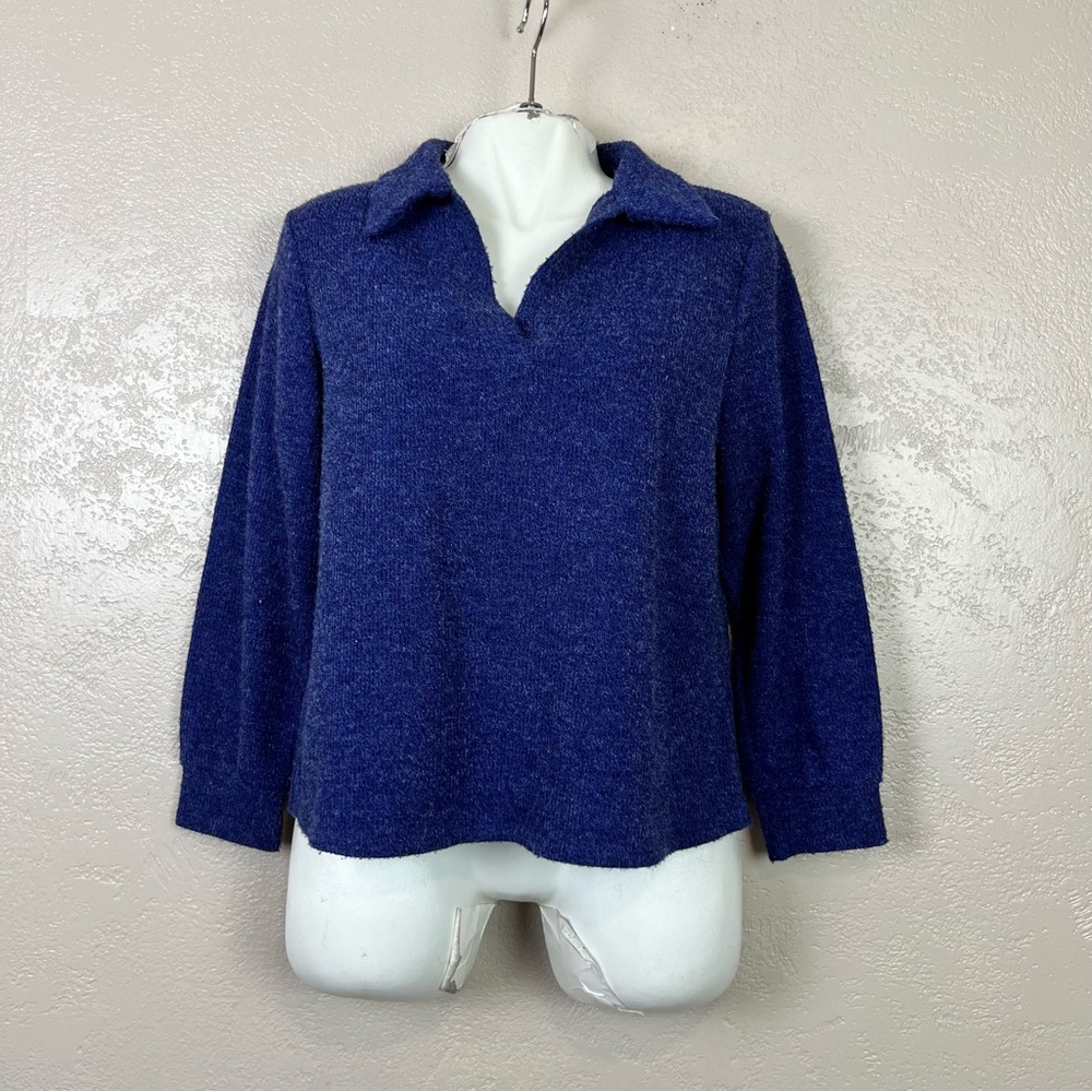 5 for $30 Parallel‎ Skies Heather Blue Collard Sweeter Size Large